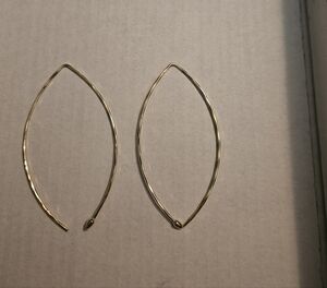 Gold Tone 3" Hoop Earrings By Park Lane